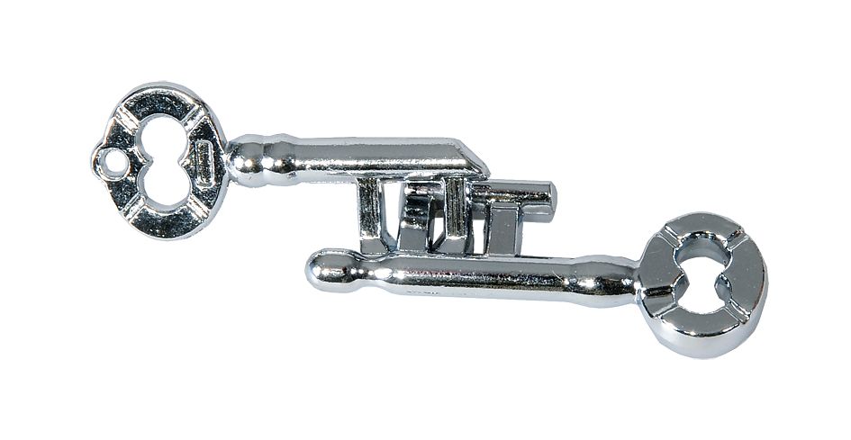 Stora Metall-knep & knåp, Två nycklar