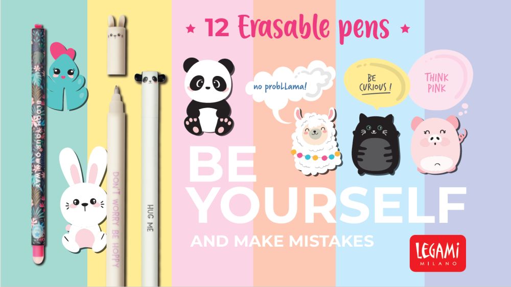 Erasable gel pens